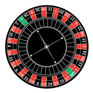 american roulette wheel double zero